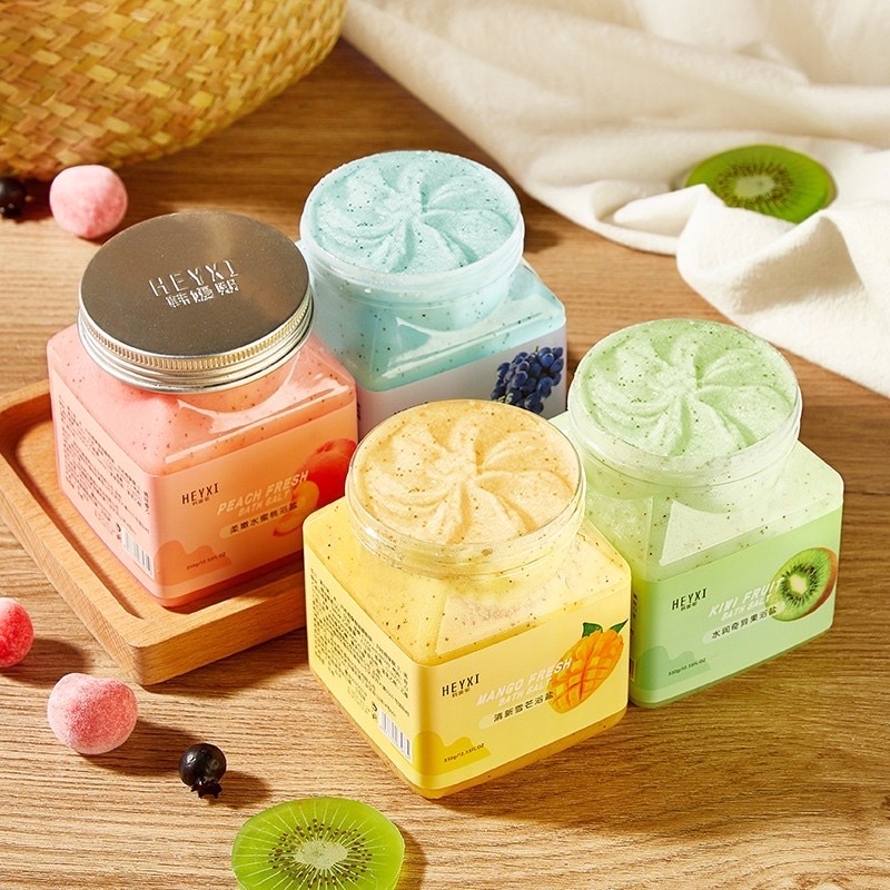SCRUB HEYXI / LULURAN SCRUB / SCRUB BUAH / MENGHALUSKAN KULIT / SCRUB WANGI BEST SELLER IMPORT MURAH