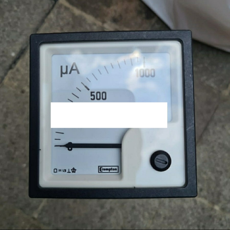 Micro Ampere Meter Amper Meter DC 72x72