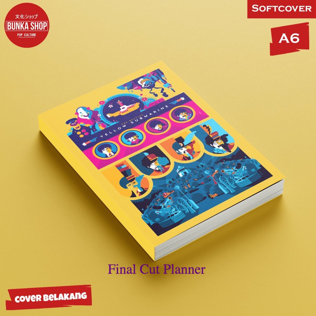 

Pocket Note The Beatles C Softcover A6 Buku Tulis Catatan Notes Agenda Planner Jurnal