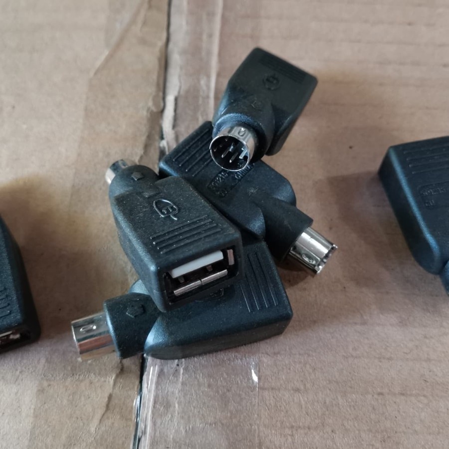 Jual USB to PS2 Converter USB ADAPTER GAME CONSOLE Female To PS2 Male