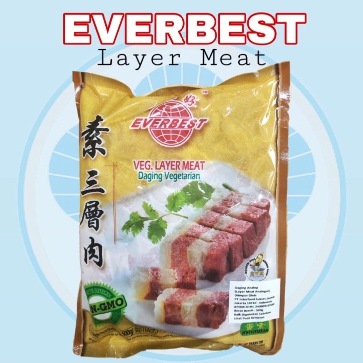 

Everbest Layer Meat 500gr / Samcan Vegetarian