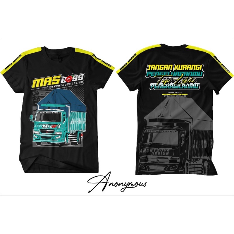 KAOS TRUCK MAS BOSS NEW ORIGINAL