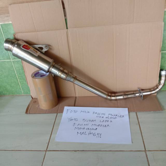 KNALPOT CLD ROAD RACE JUPITER Z VEGA R AUPRA X GRAND SMASH SHOGUN FULL CACING STENLIS