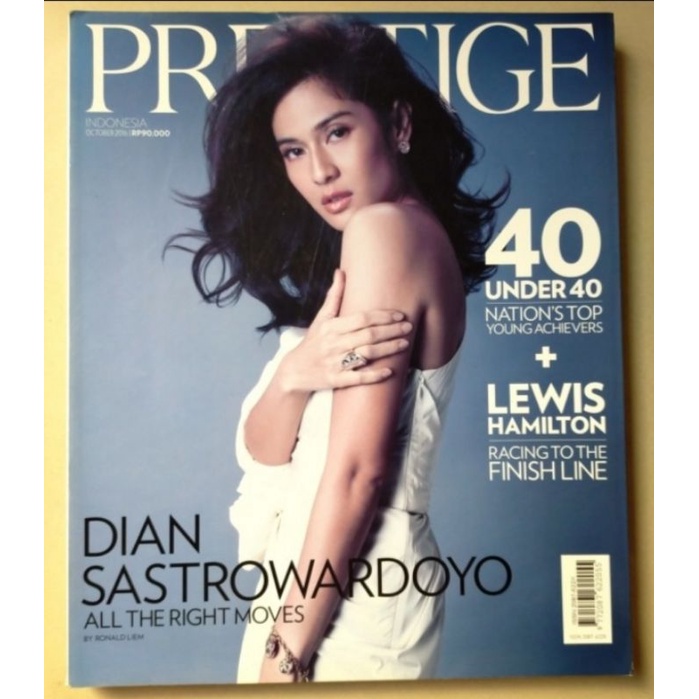 Majalah Prestige October 2016 - Cover Dian Sastro / Dian Sastrowardoyo