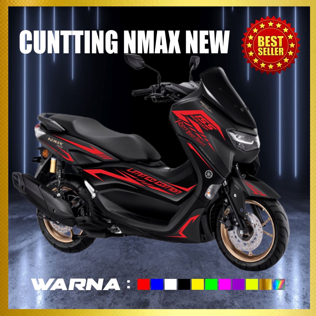 STICKER NMAX BARU CUTTING LIS BODI NMAX NEW