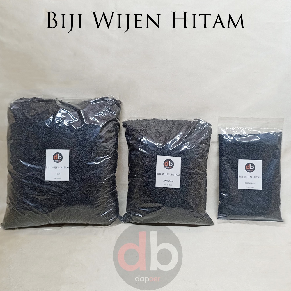 

Black Sesame Seed Wijen Hitam 1kg