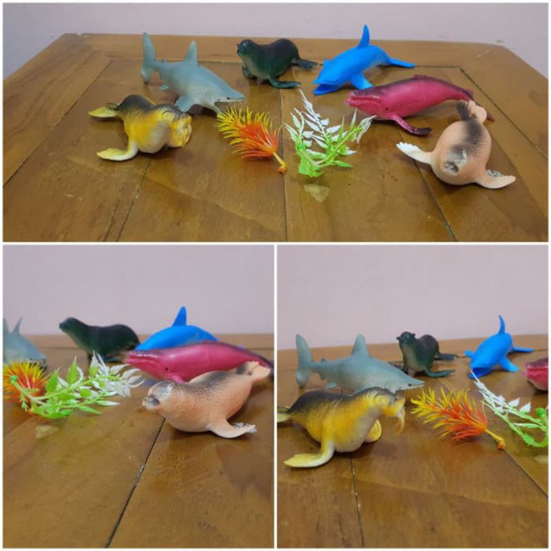 sea animal- mainan hewan laut-mainan rimba