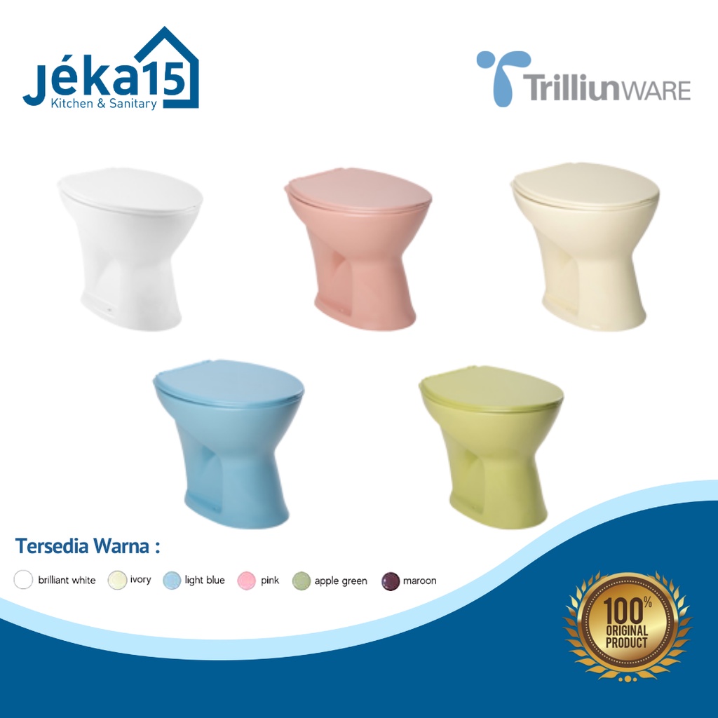 TRILLIUNWARE EUREKA CLOSET DUDUK SIRAM + BAUT