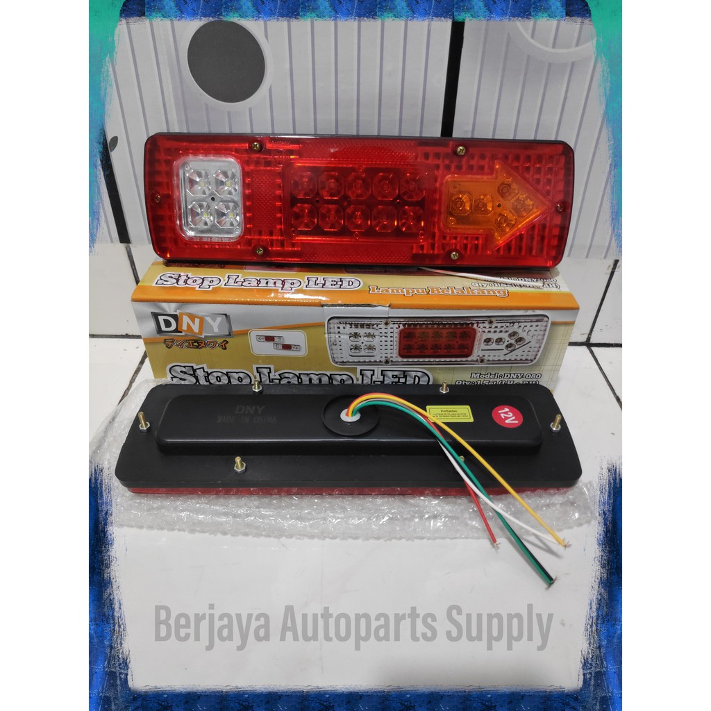 Lampu Rem Belakang Komplit /Stop lamp Assy Mitsubishi L300  MODEL  LED 12V 1SET(2PC)