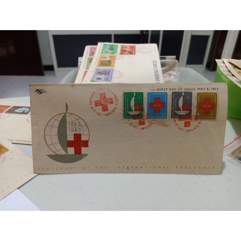 

Perangko / Amplop Centenary of the International Red-Cross