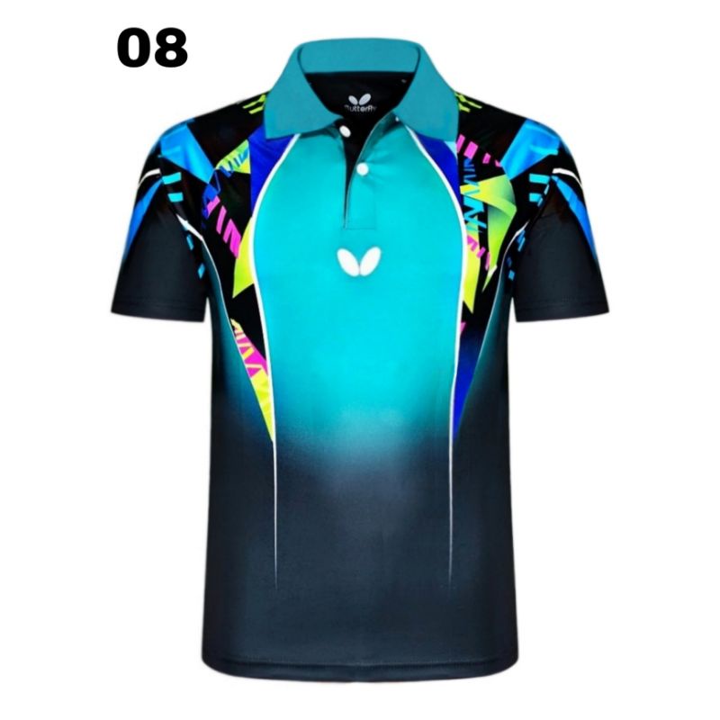 Jersey baju kaos olah raga tenis meja pingpong Butterfly impor 08