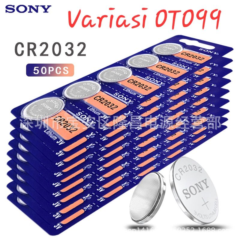 Baterai Kancing  Mobil Motor SONY  2032 / CR 2025/ CR 2016 Lithium 3V Button Cell Kancing