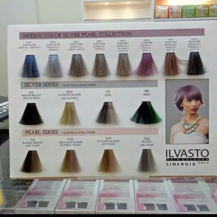 ILVASTO HAIRCOLOR / PEWARNA RAMBUT ILVASTO 60ml / HAIR COLOR ILVASTO / CAT RAMBUT