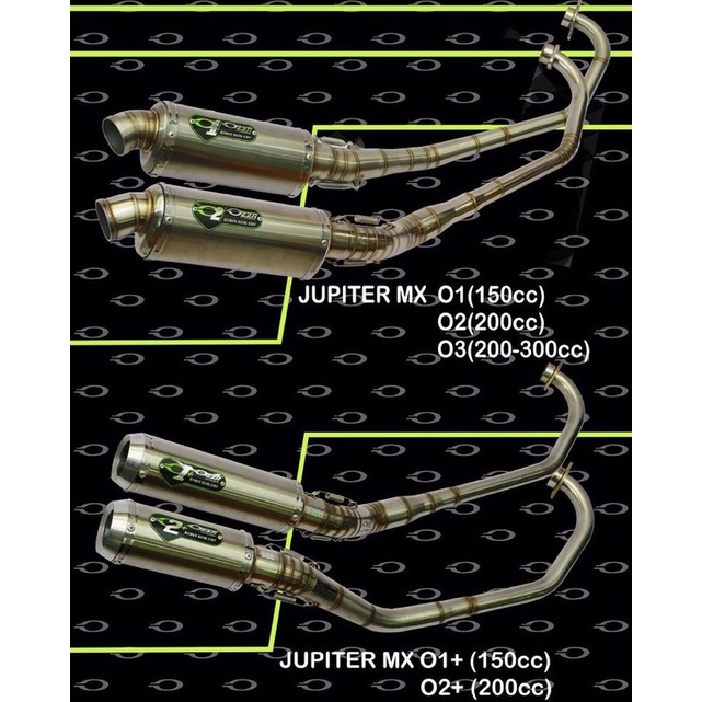 KNALPOT MOTOR MX 135 RACING | KNALPOT OZZA