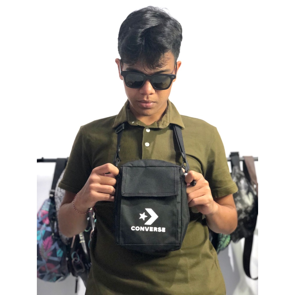 [BISA COD] TAS SLEMPANG SLING BAG DISTRO PRIA WANITA MINI BEST SELLER | TAS GANTUNG BAHU SLING BAG S