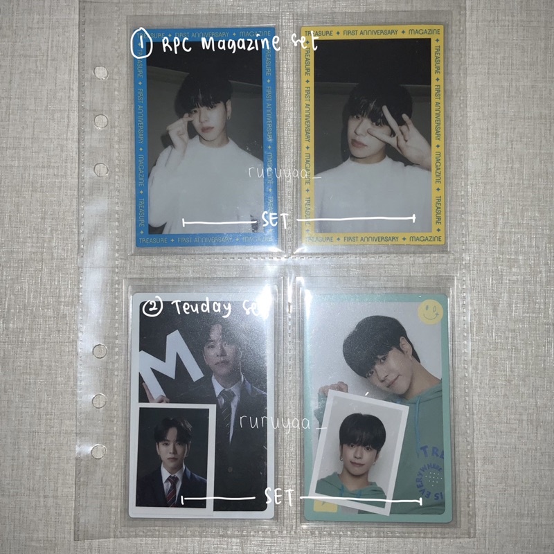 TREASURE PHOTOCARD JAEHYUK TEUDAY RANDOM PHOTOCARD MAGAZINE 1ST ANNIVERSARY OFFICIAL SET