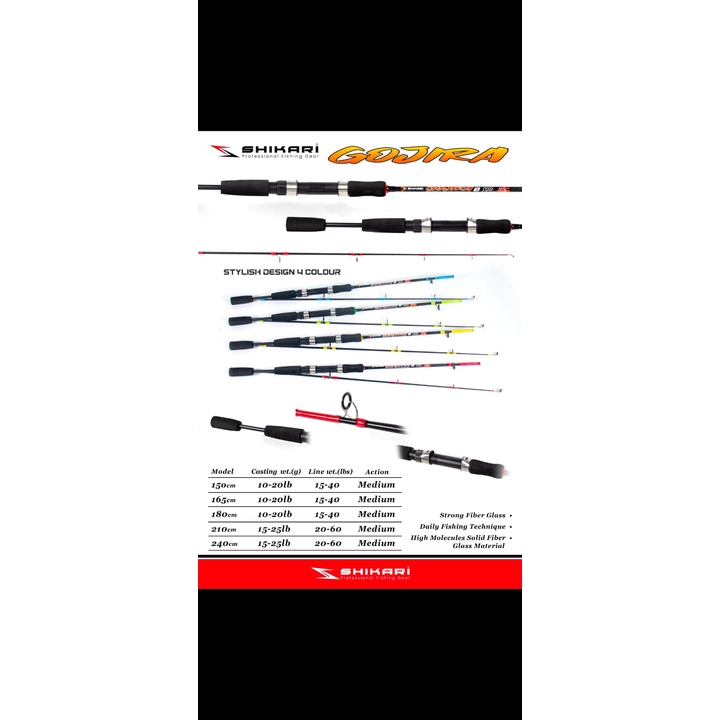 JORAN MURAH FIBER SHIKARI GOJIRA