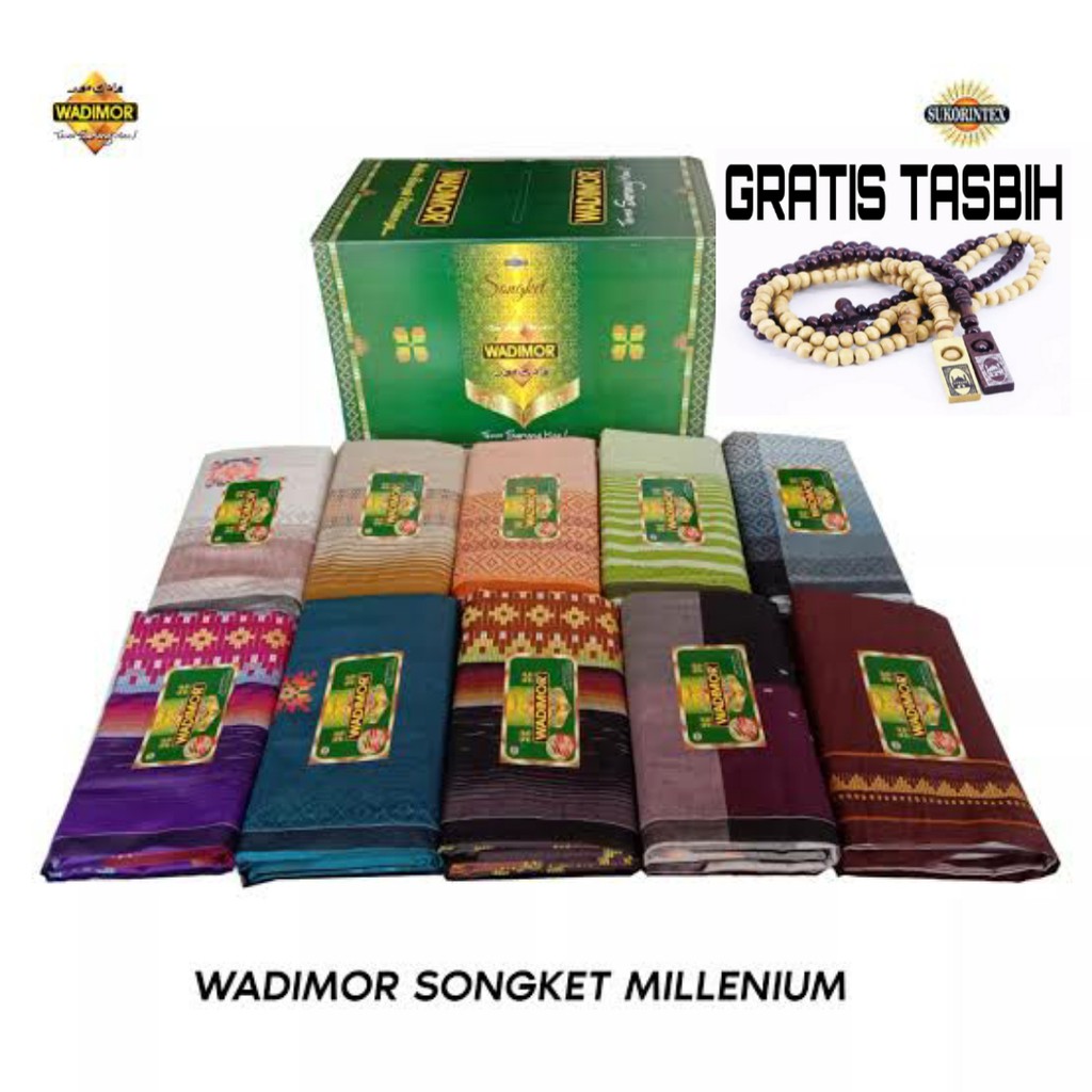 Sarung Wadimor Songket Motif CCT Tenun  Premium series