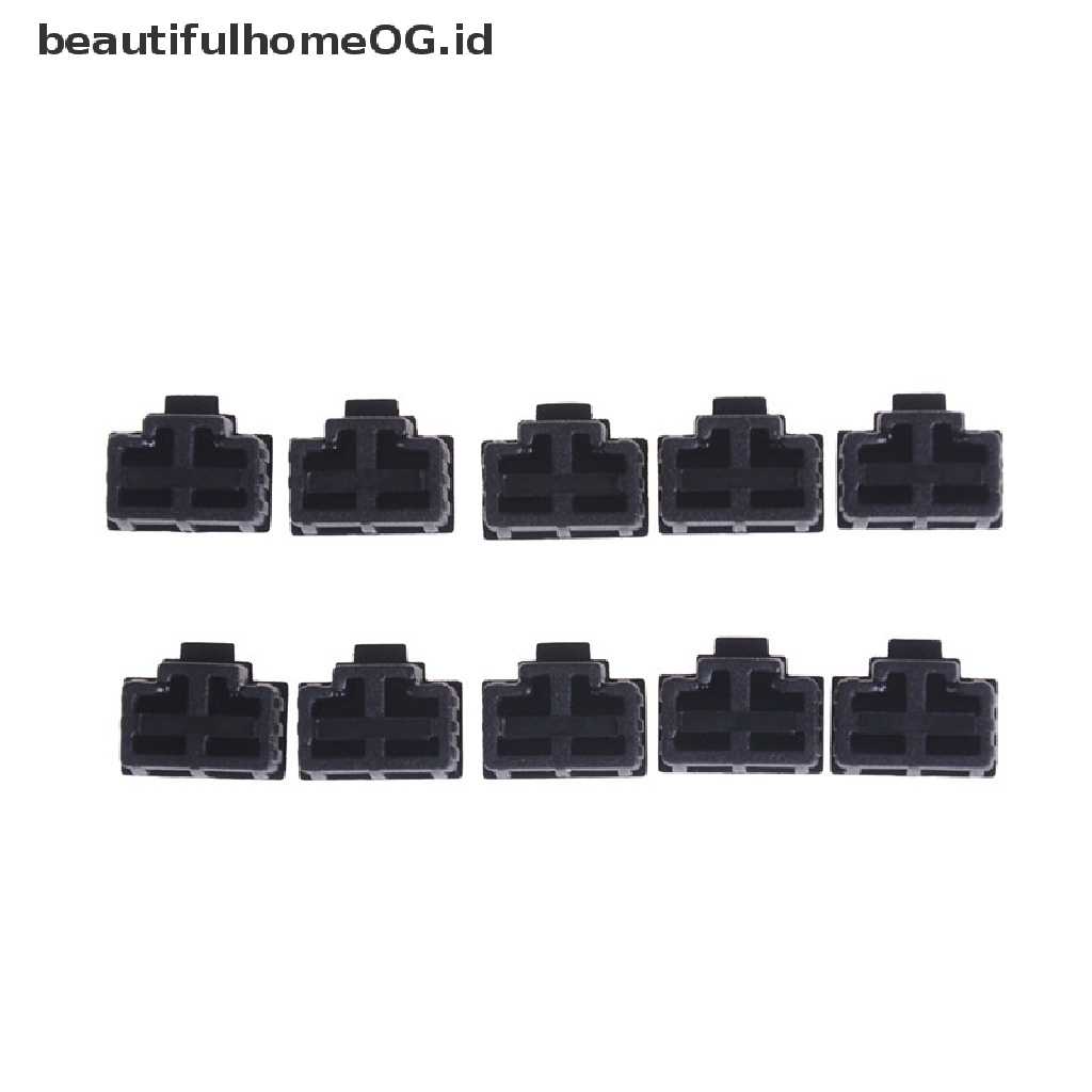 10pcs / Set Plug Pelindung Port Ethernet RJ45 Anti Debu Warna Hitam