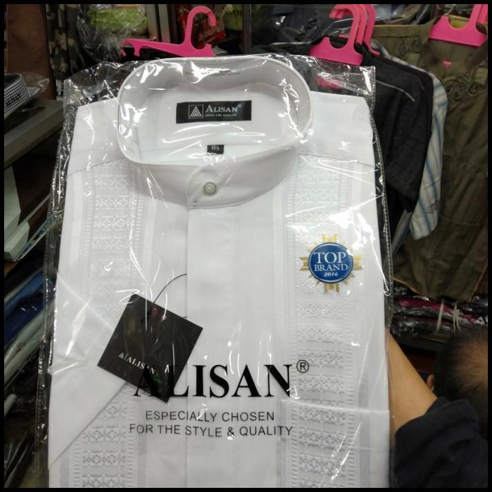 Koko ALISAN tangan Pendek Putih original