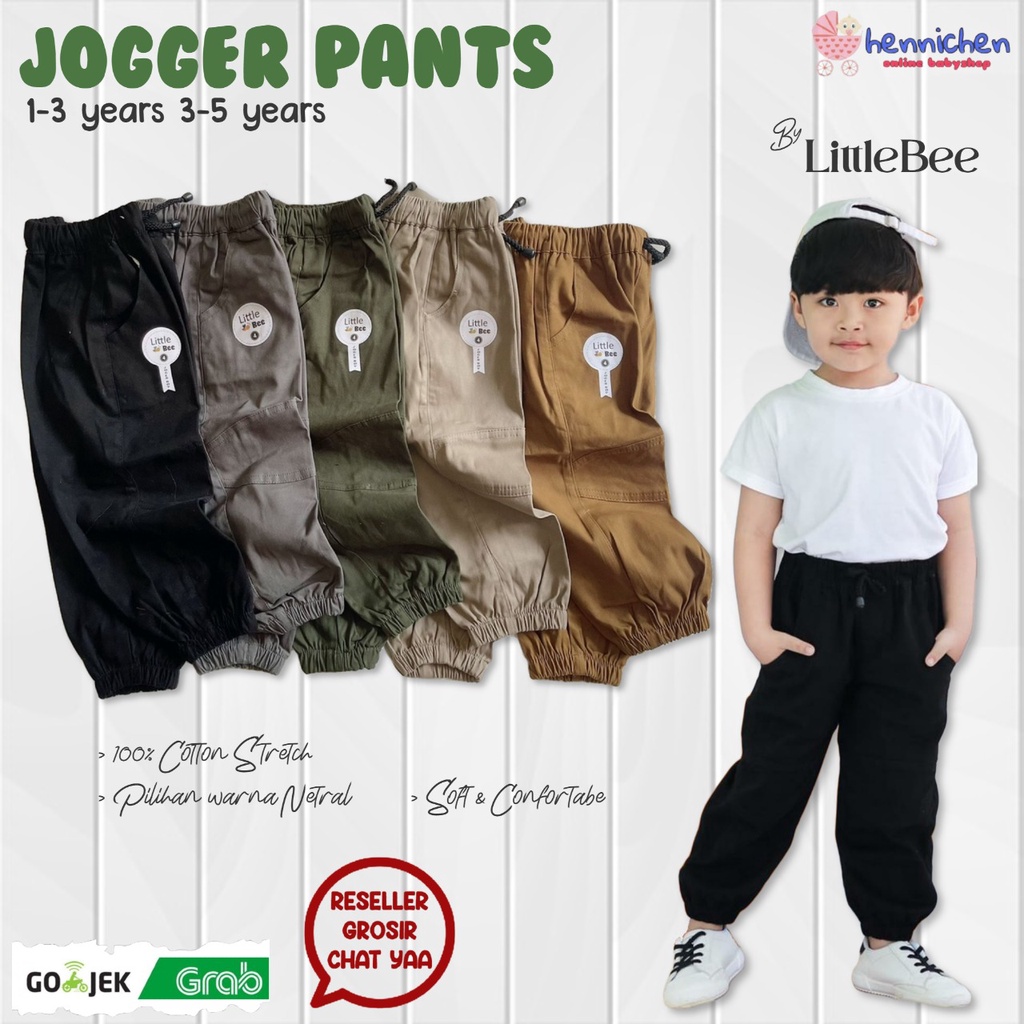 PROMO 12.12 Celana Anak Joger Boy SMILEE Mix Warna size 1-5tahun jogger anak jogger murah