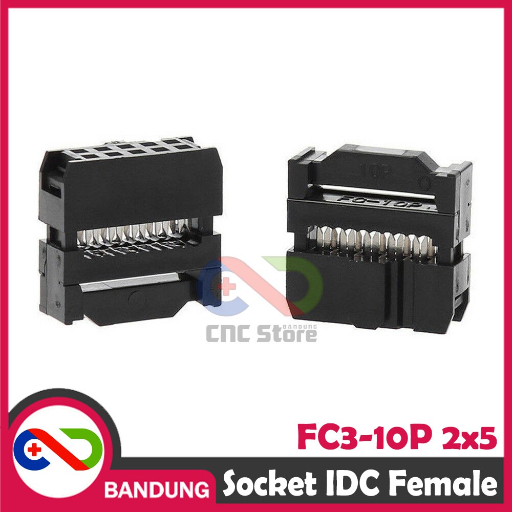 FC3-10P SOCKET SOKET AMPHENOL IDC 2x5 10PIN HEADER FEMALE ISP