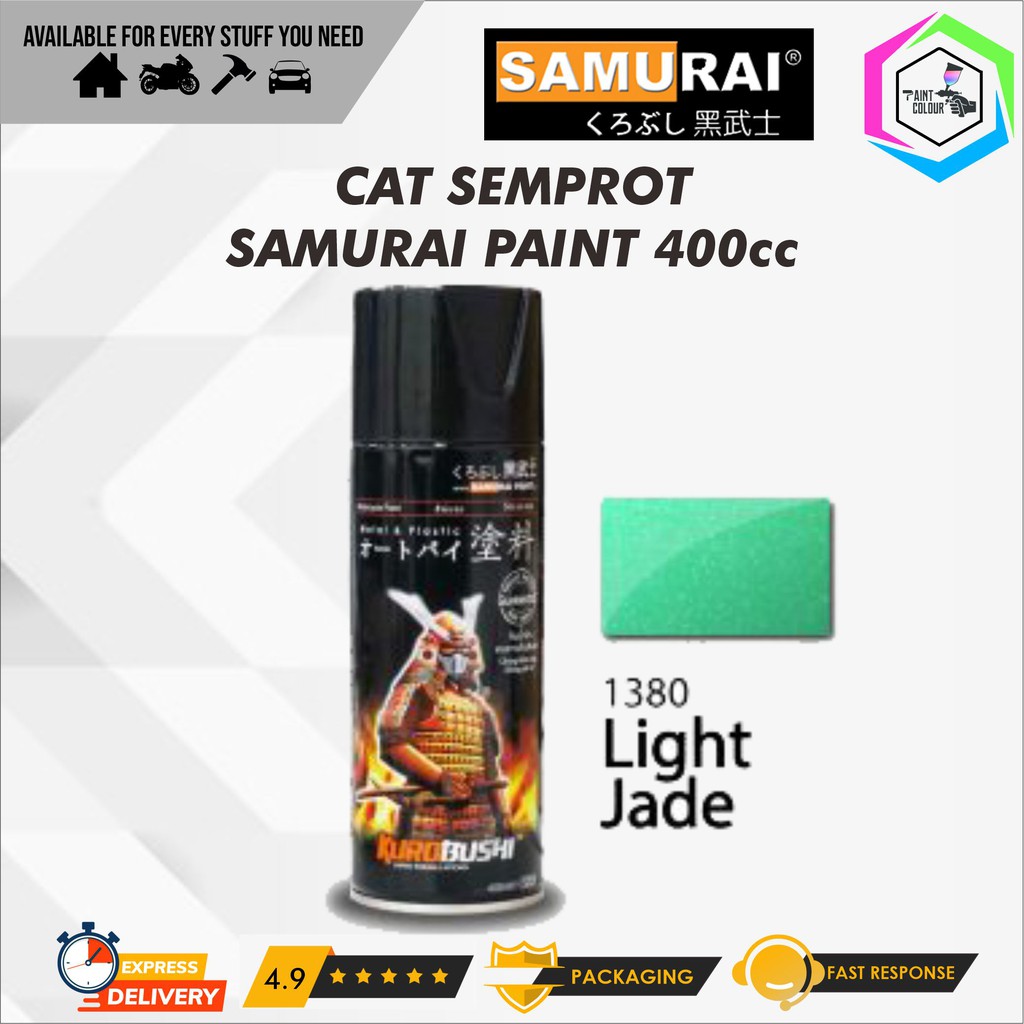 Samurai Paint 1380 Ligh Jade Cat Semprot/Pylox Helm/Motor/Gundam