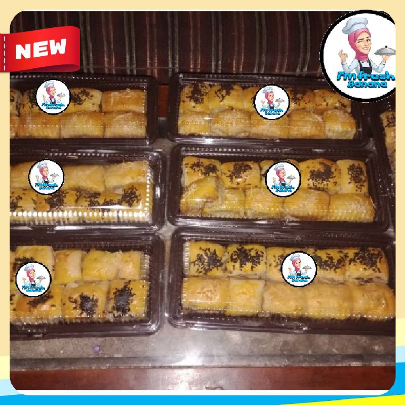 

FRESH BANANA/BOLEN PISANG KEJU COKLAT/BOLEN TIRAMITSU/KUE BOLU/COOKIES/KUE TART/KUE COKLAT/KUE MURAH