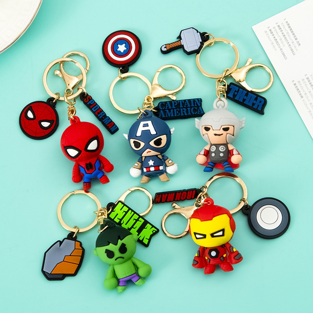 Gantungan Kunci Desain Kartun Anime Avengers