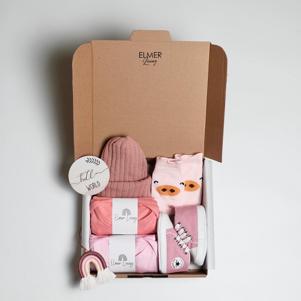 Elmer Living Hampers Bayi | Newborn Baby Gift Set Unisex| Kado Lahiran Bayi