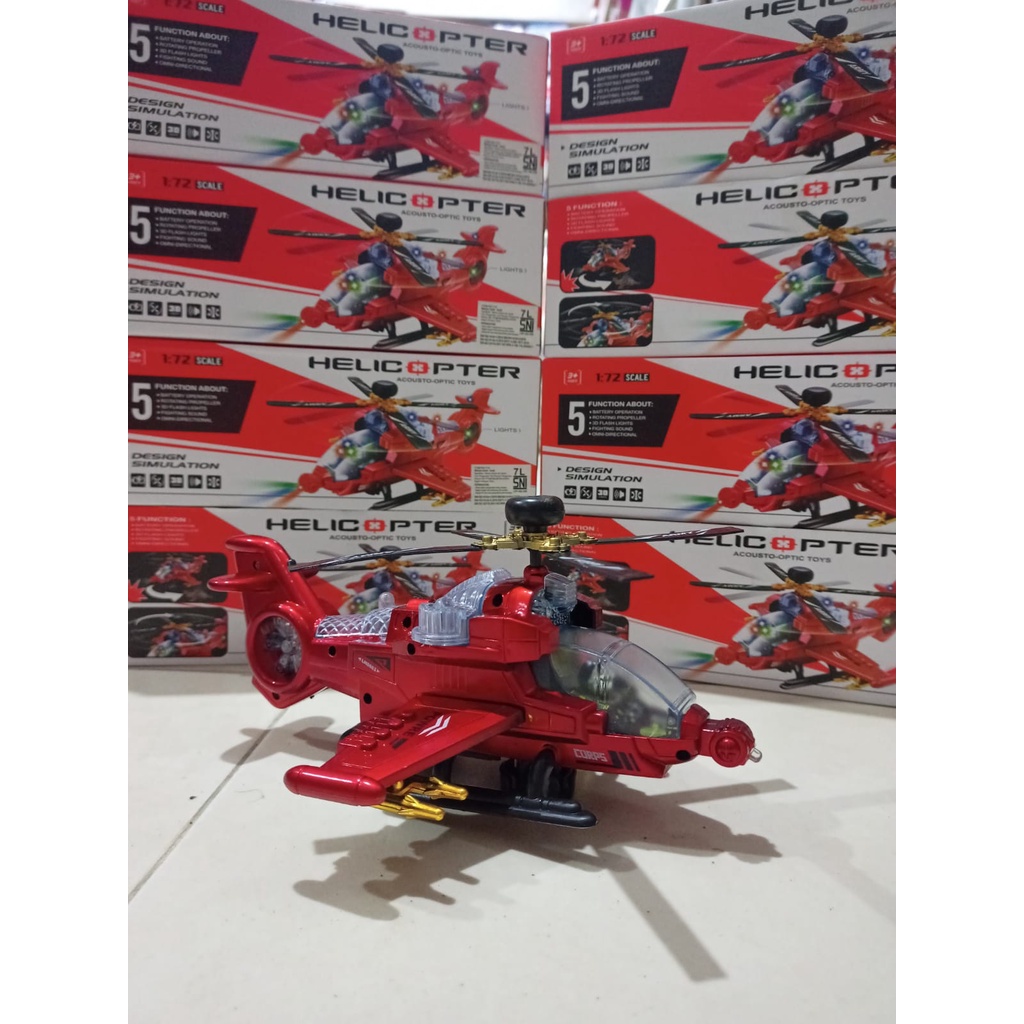 Mainan Anak Mainan helicopter batrei scale 1:72