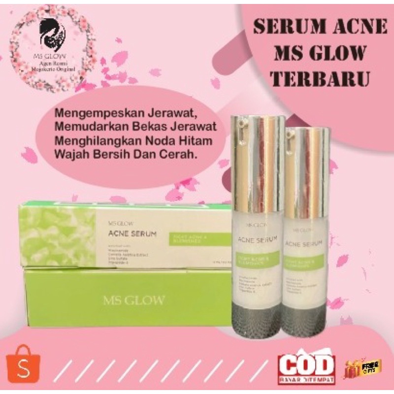 Jual SERUM ACNE MS GLOW KEMASAN TERBARU Penghilang Jerawat | Shopee ...