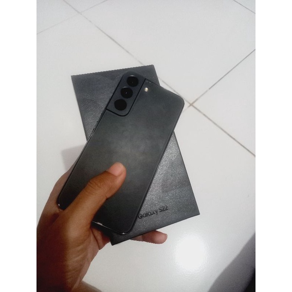 Second Samsung s22 256gb mulus seken bekas Murah lengkap siap pakai bisa cod banjarmasin 5g lte ram 256gb