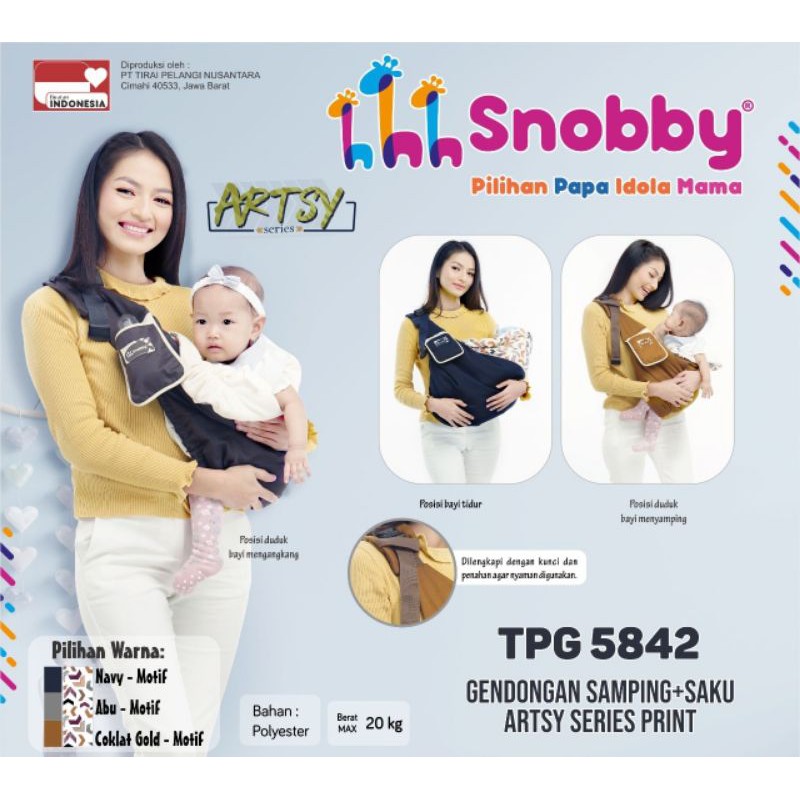 Snobby Gendongan Samping Saku Print Artsy Series