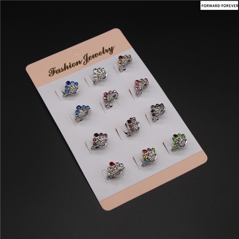 Trendy Crown Small Brooch Pin Tudung Safety Pin M70016