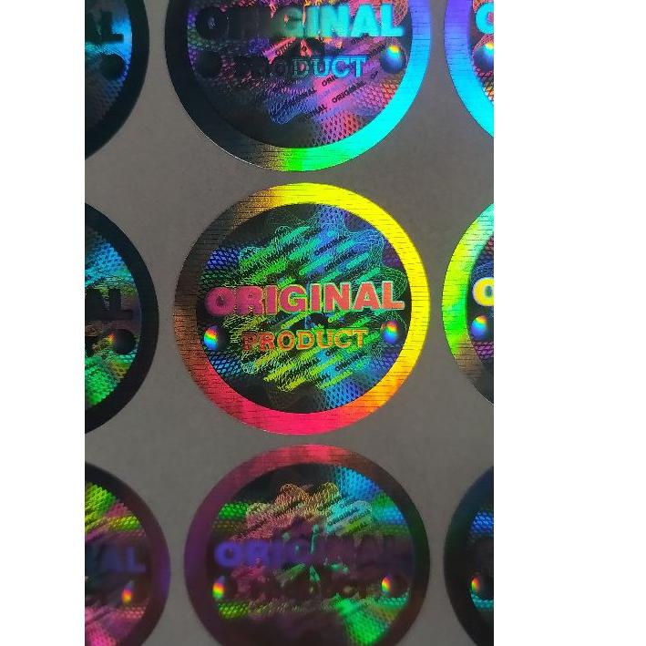 

BRANDS FESTIVAL Stiker hologram Original "mutiara" silver