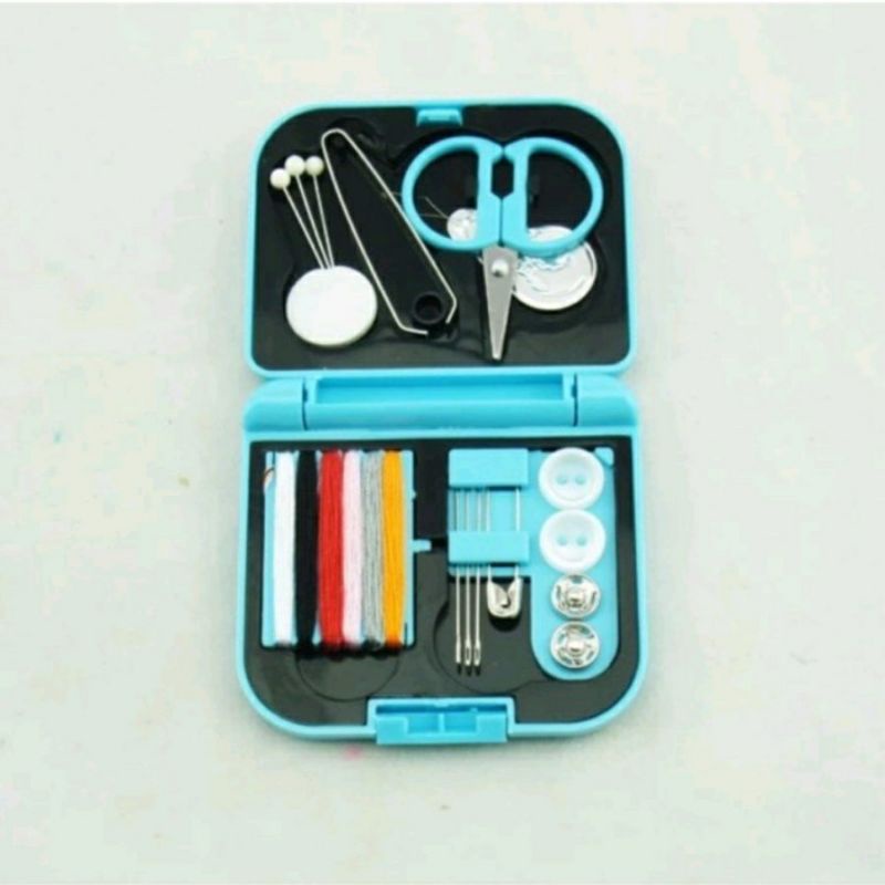 Sewing Kit Set Kotak Jahit Traveling Persegi