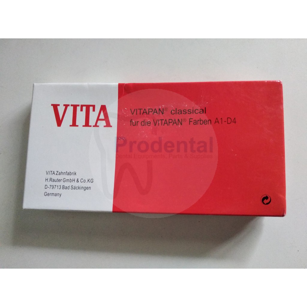 Dental shade guide VITA VITAPAN classical acuan panduan warna gigi