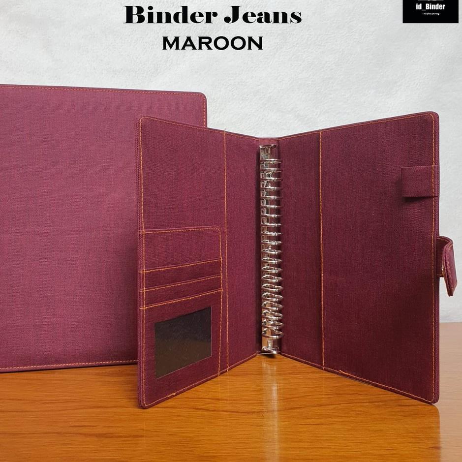 

Super Berhadiah BINDER BAHAN JEANS/DENIM 9 WARNA PILIHAN A5 DAN B5