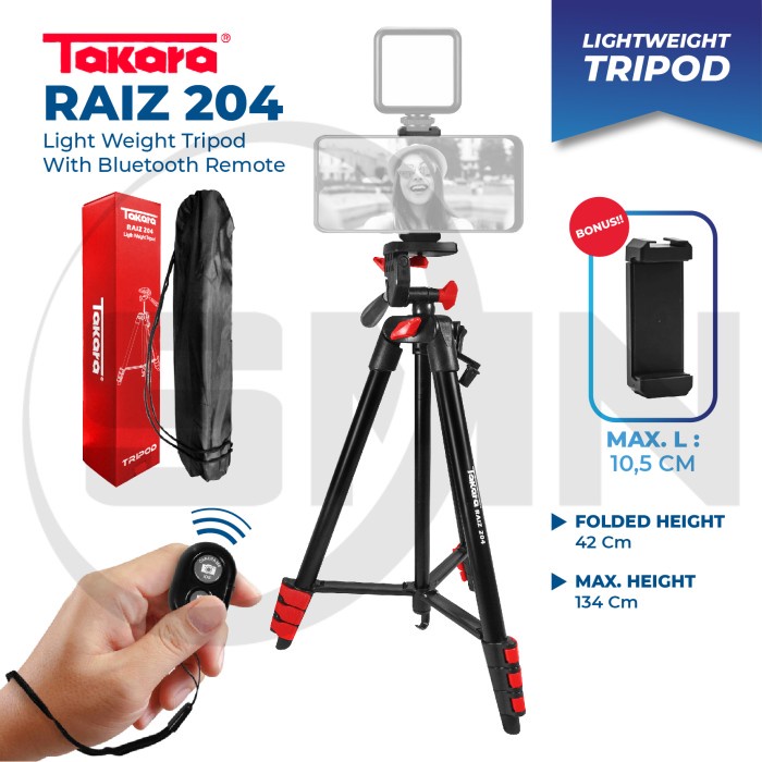 GROSIR Multifungsi dan Carry Bag untuk Kamera Premium Quality Tripod Ringlight O6T2 Tripod Bluetooth