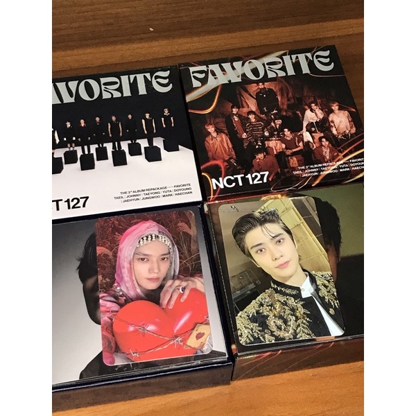 unsealed set kihno favorite nct 127  taeyong