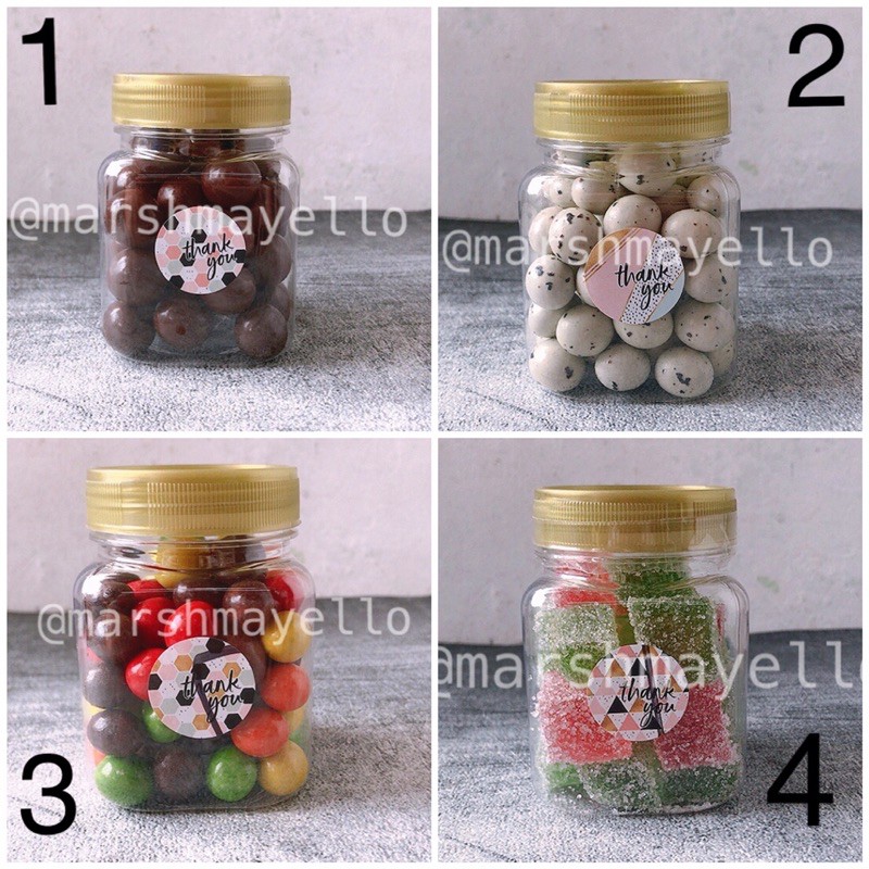 

coklat permen jelly marshmellow toples