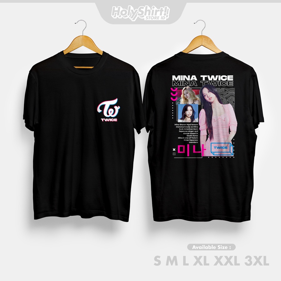 Kaos Baju Mina Twice Aesthetic Kaos Kpop