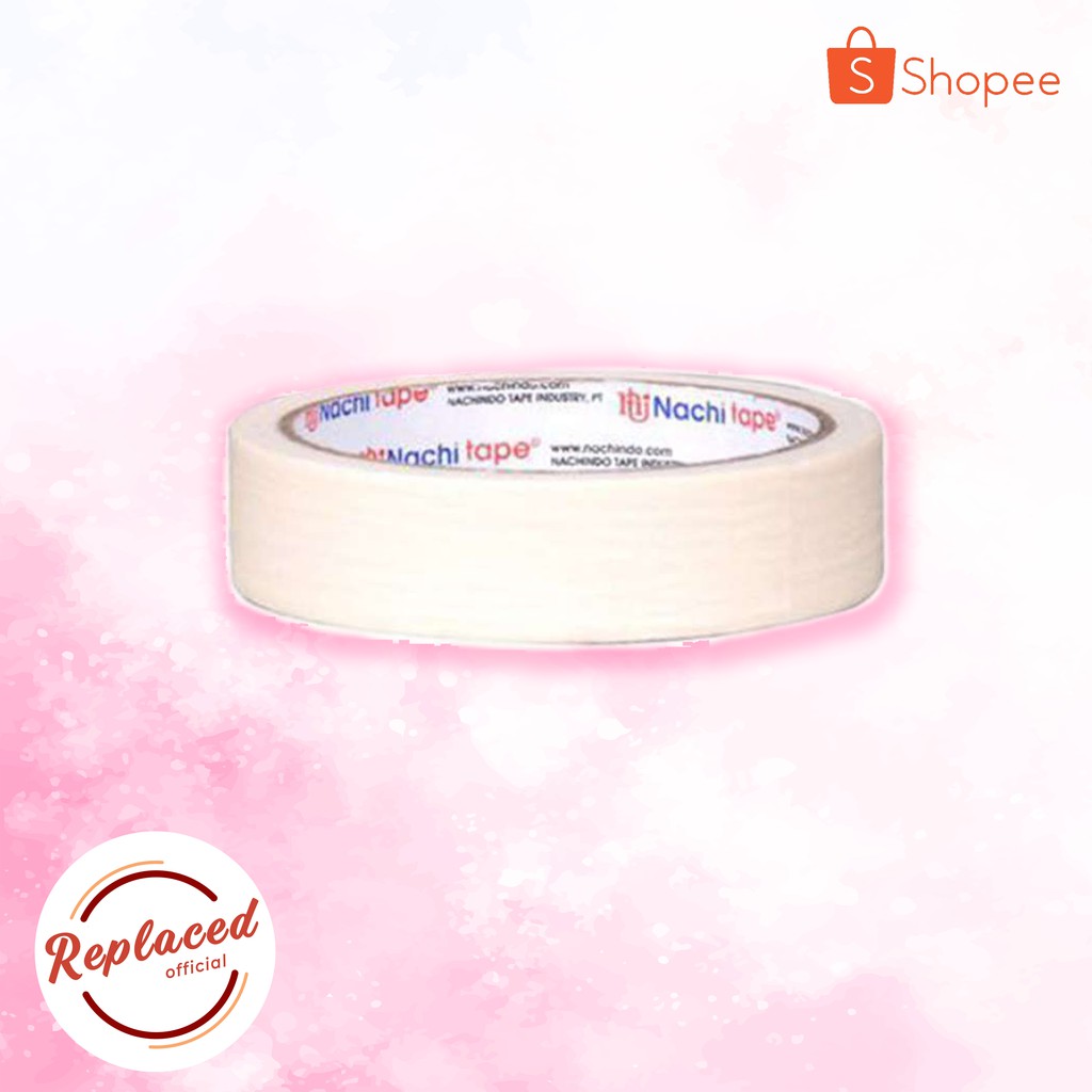 

Lakban Kertas/ Masking Tape / Tape Mask 24mm x 20 yard
