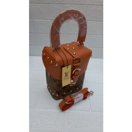 PREMIUM BATAM - Tas Jinjing/Tas Selempang Lucu & Unik LV Edition