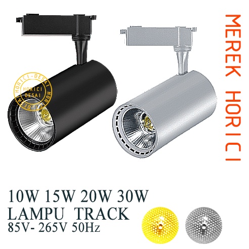 Merek Horici 30Watt 20Watt 15Watt 10Watt Lampu Sorot Rel Led Spotlight Track Light Cob Spotlight