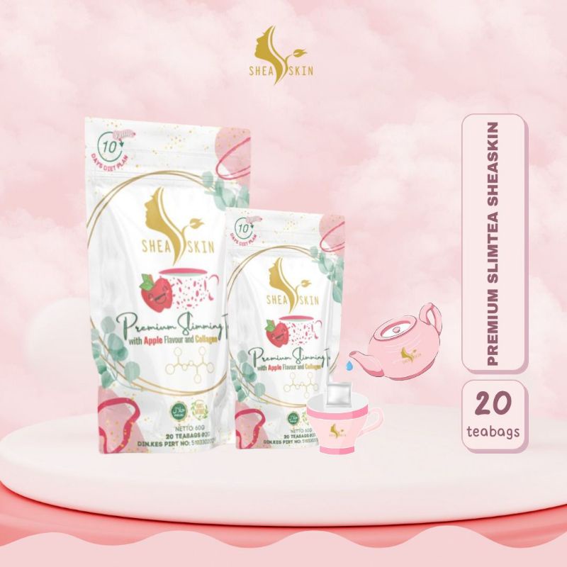 SHEA PREMIUM SLIMMING TEA|Teh Diet Herbal Pelangsing Slimming Tea SHEASKIN|READY