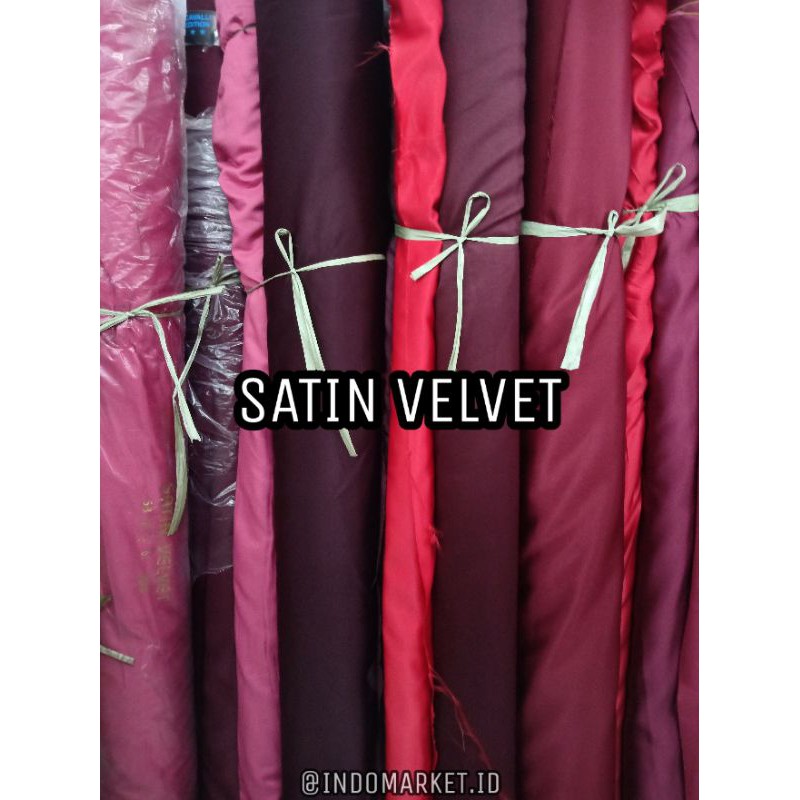 (BEST SELLER)SATIN VELVET / KAIN VELVET / KAIN SATIN