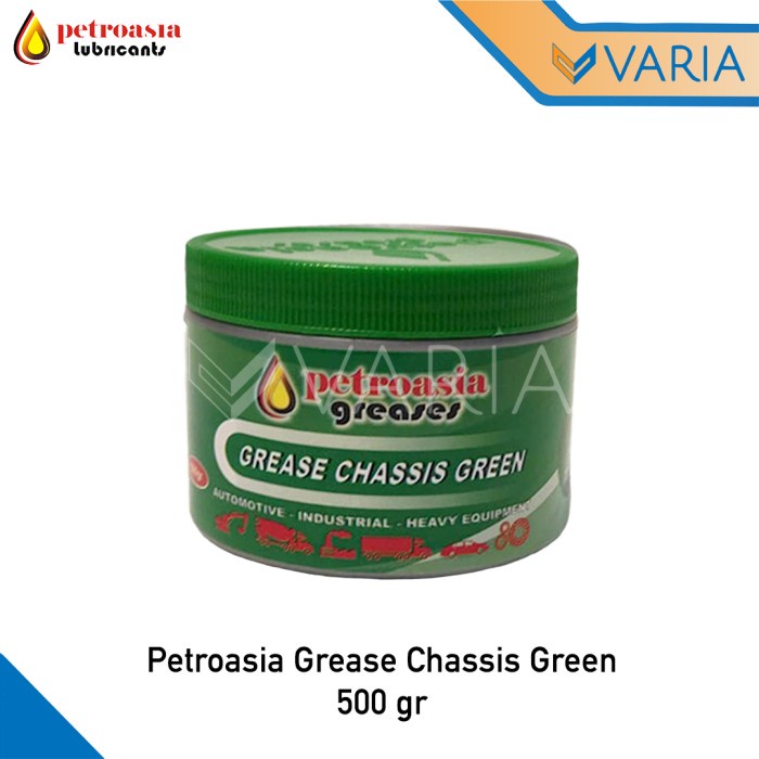 Petroasia Grease Chassis Green 500 gr Stempet Gemuk Serbaguna Hijau