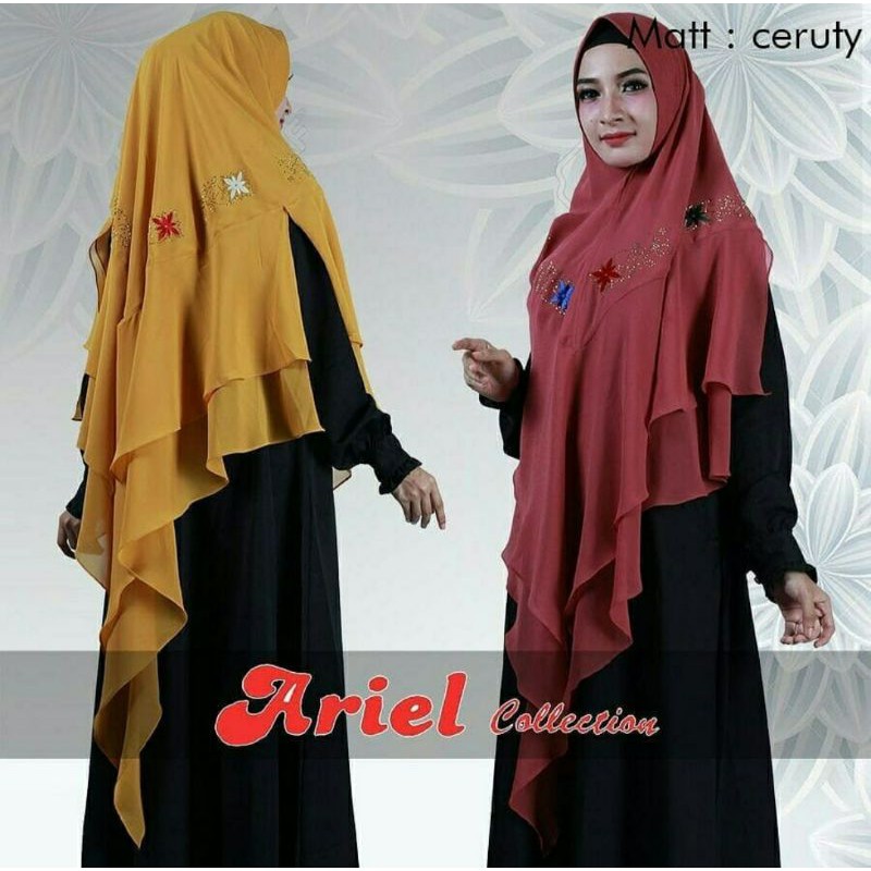 Khimar Ceruty Jumbo Premium